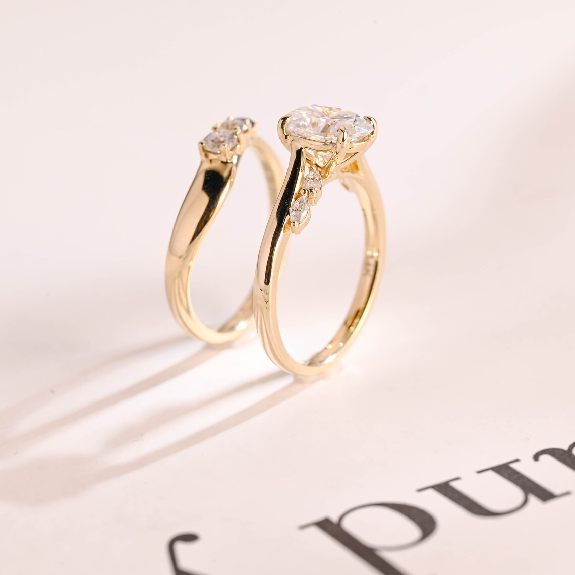 Cluster accent stone ring 