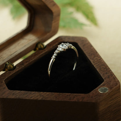 Cluster anniversary ring