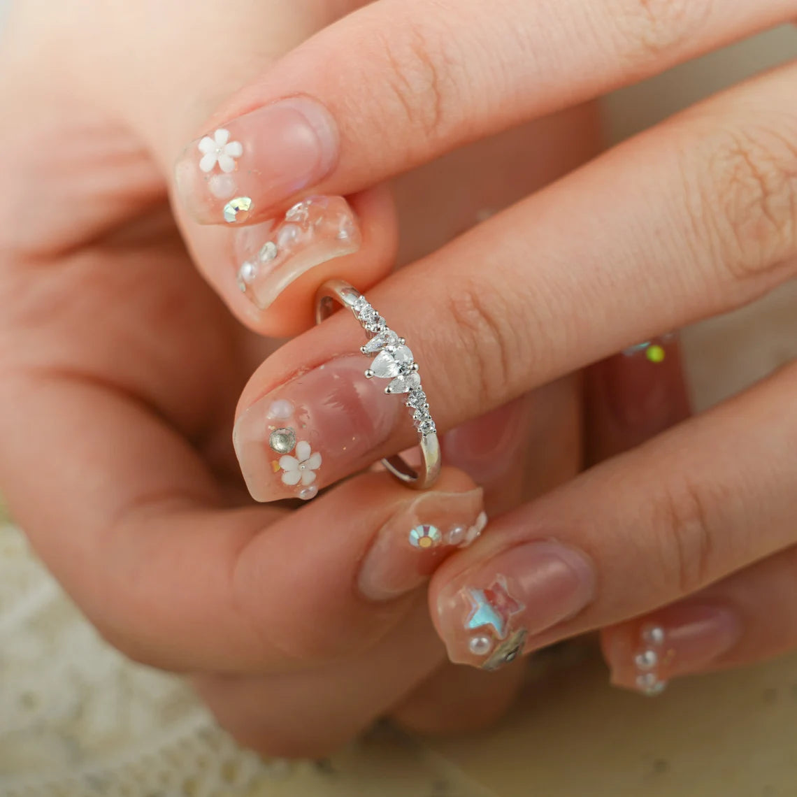 Moissanite bridal jewelry