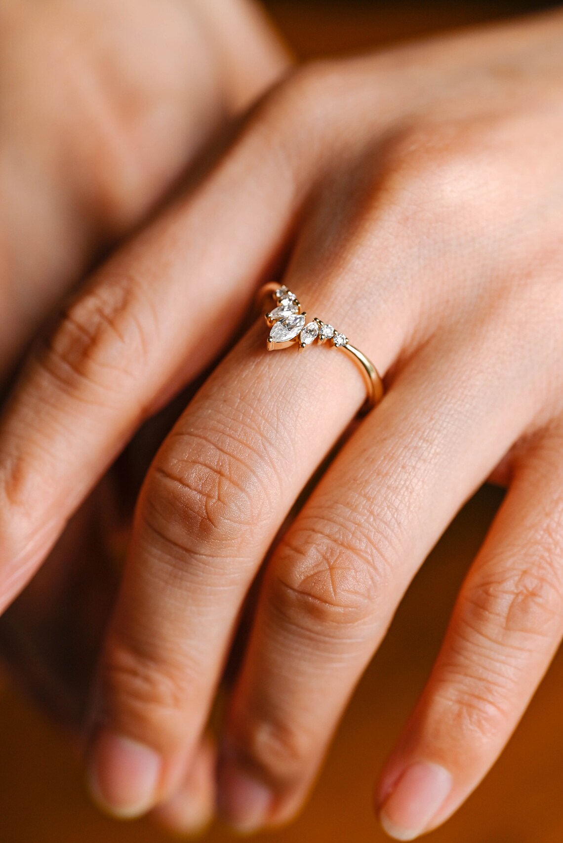 Ring enhancer for engagement ring