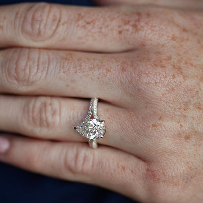 White gold ring