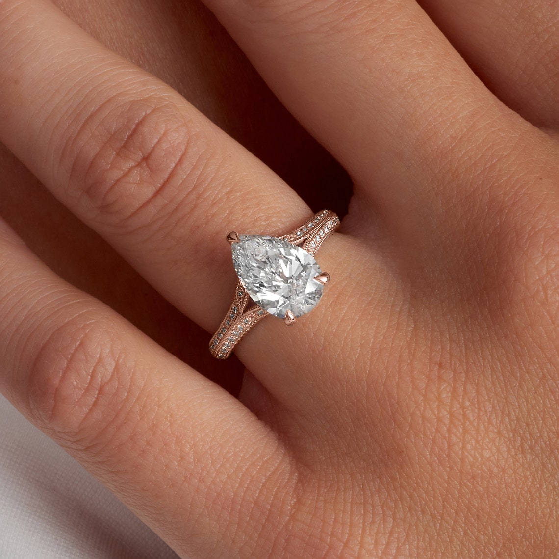 Modern anniversary ring