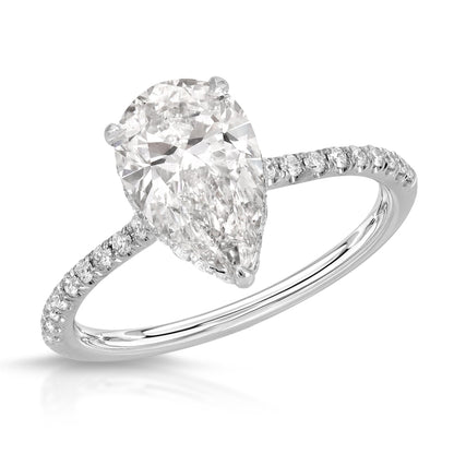 White gold ring