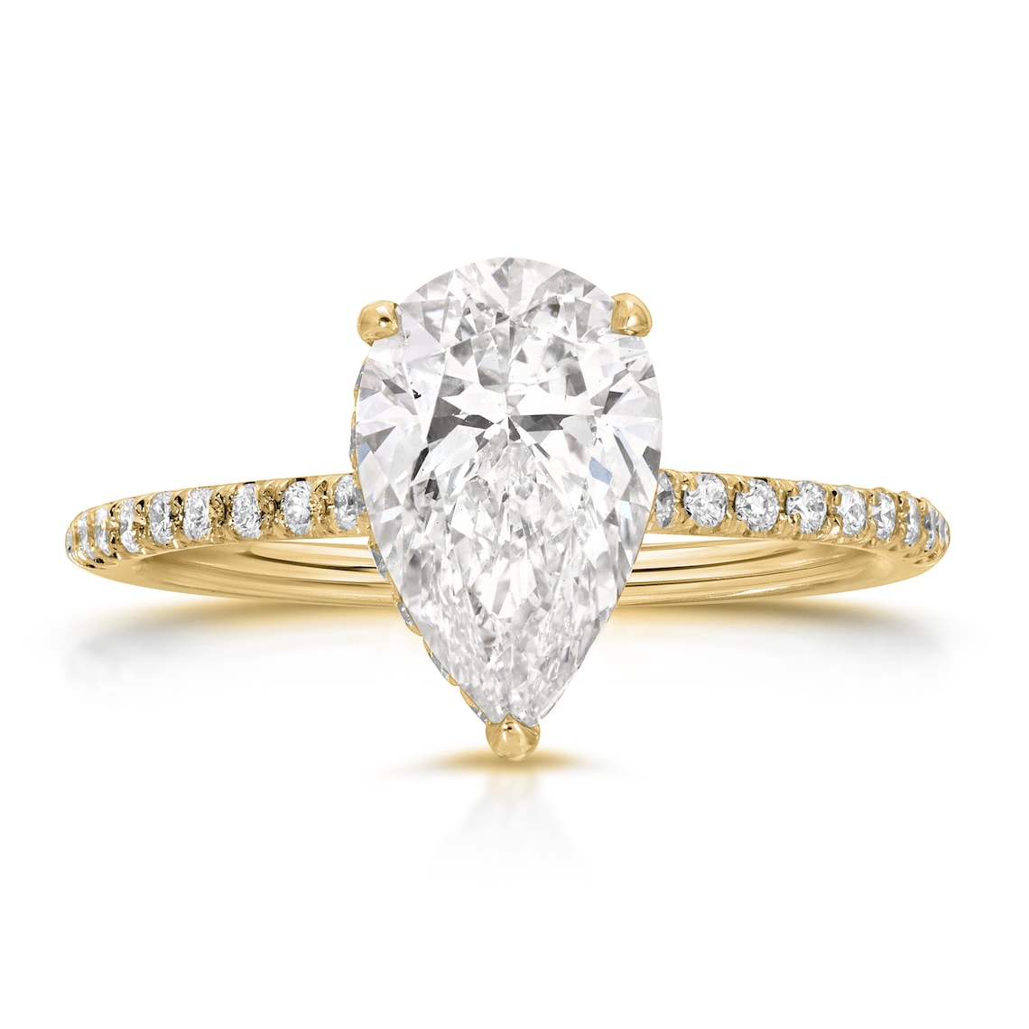 Yellow gold ring