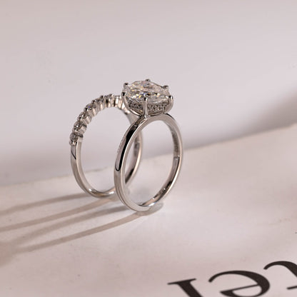 Eternity diamond wedding band