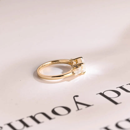 Three stone engagement ring