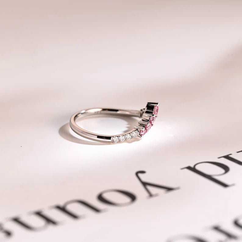 Morganite  anniversary ring