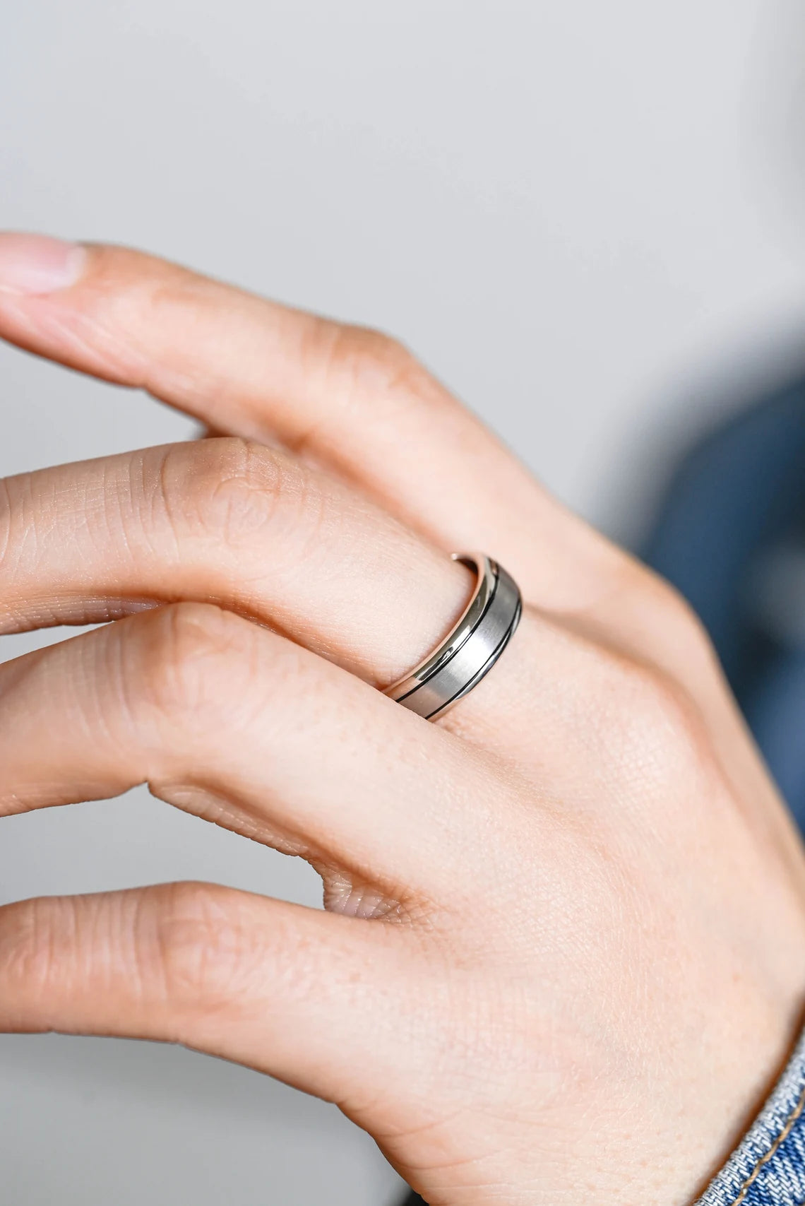 Traditional gold wedding ring