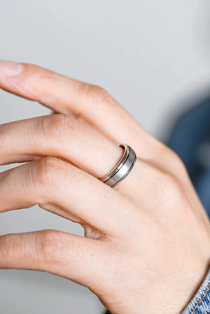 Traditional gold wedding ring