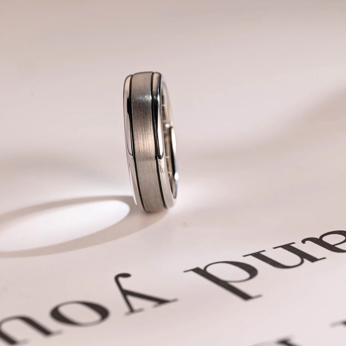 Gold promise ring