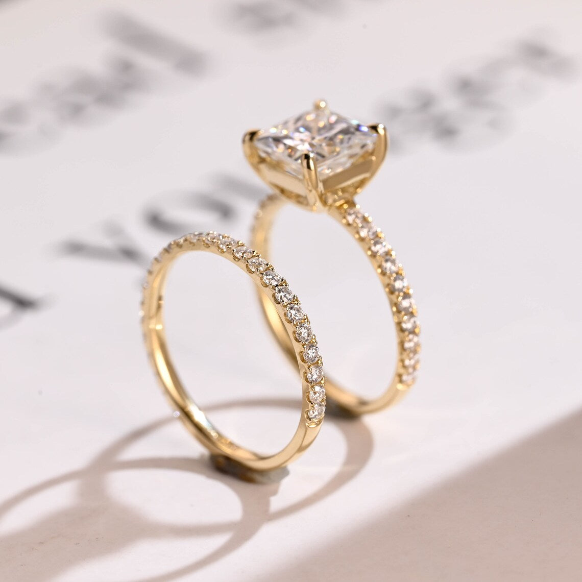 Half eternity wedding band