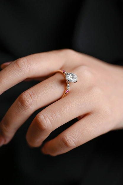 Oval Cut Proposal Ring