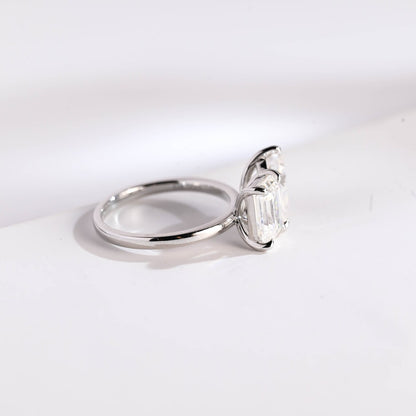 White gold promise ring