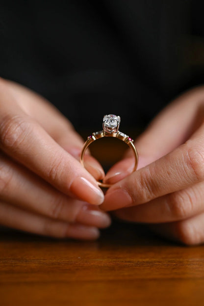 Moissanite Bridal Ring