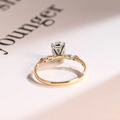 Marquise Side Stone Ring