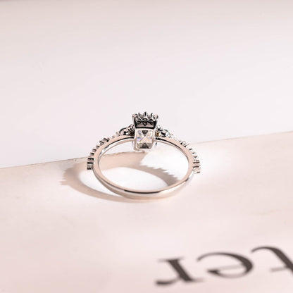 Radiant moissanite diamond