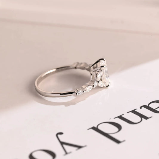 Radiant Cut Sparkle | 18K Gold Shine | Gift for Her

