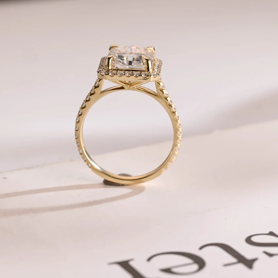 Half Eternity Band | Moissanite Fire | Bold Gift for Her

