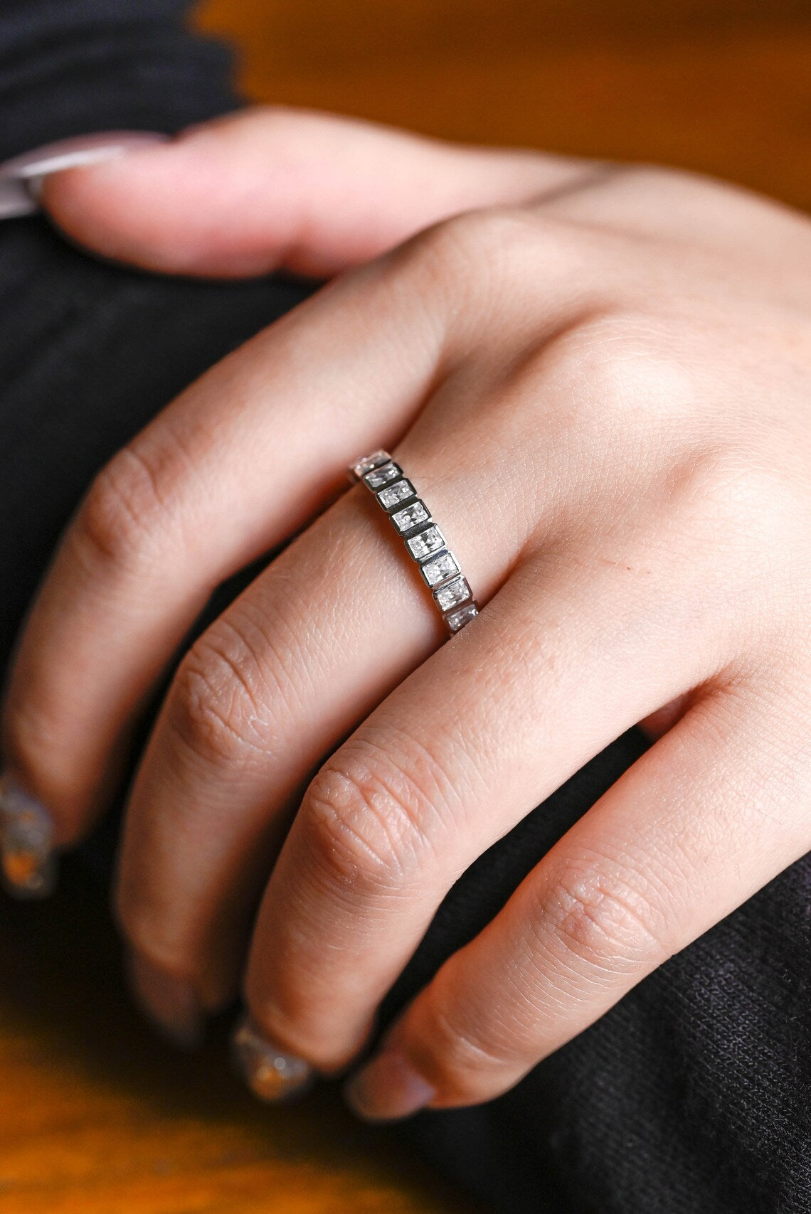 Moissanite bridal jewelry