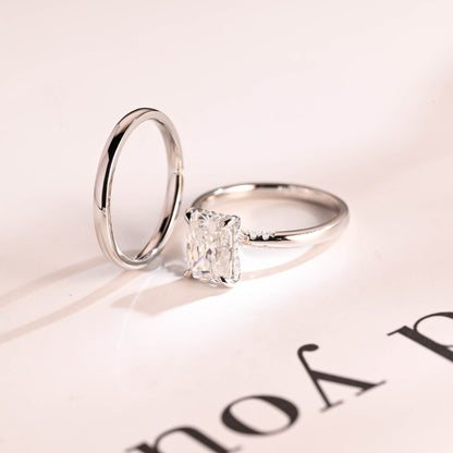 Simple matching wedding band