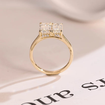 Hidden halo ring