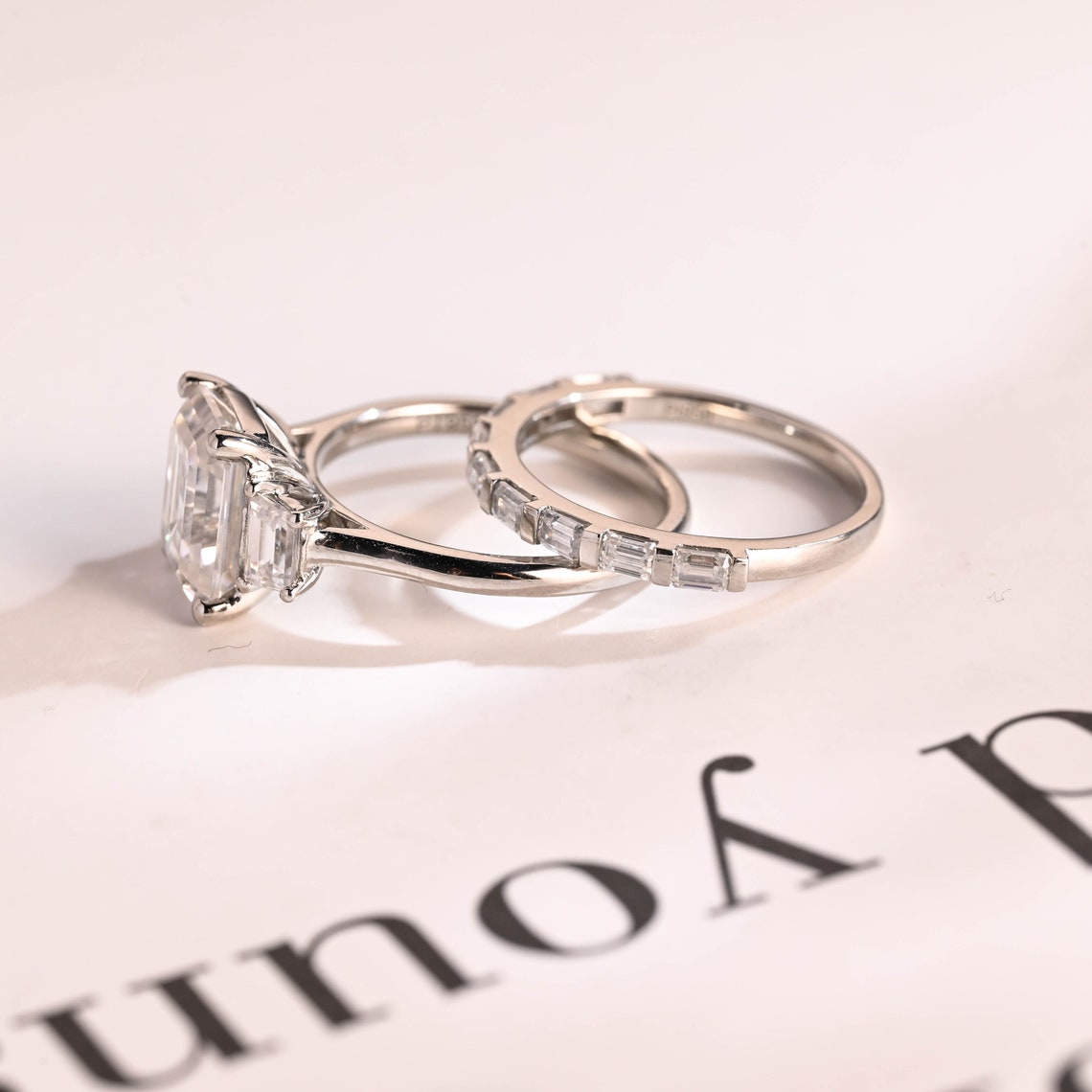 Minimalist engagement ring