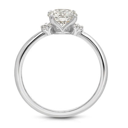 Three stone diamond ring
