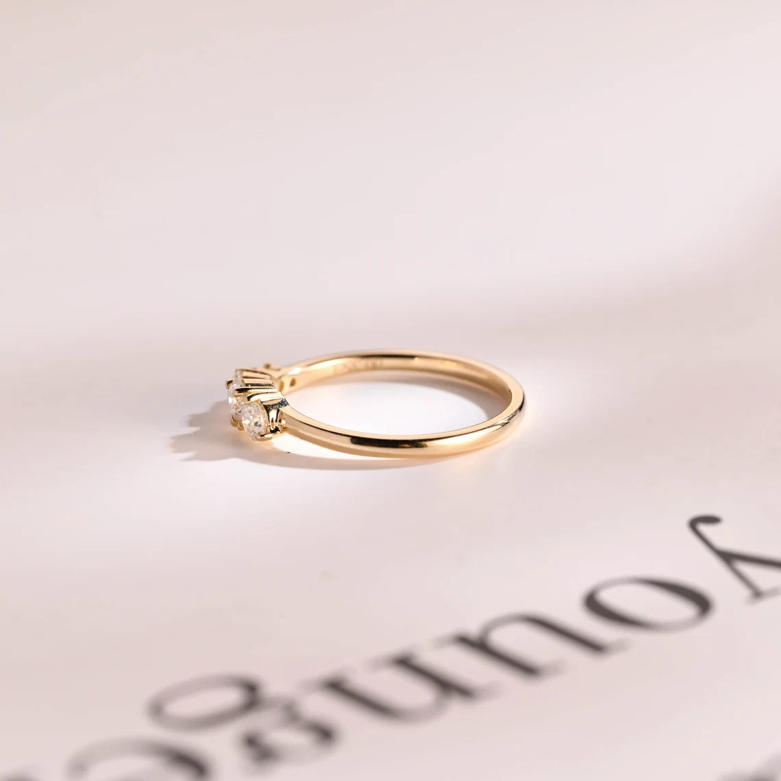 Handmade gold ring
