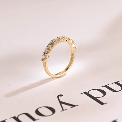 Gold anniversary ring