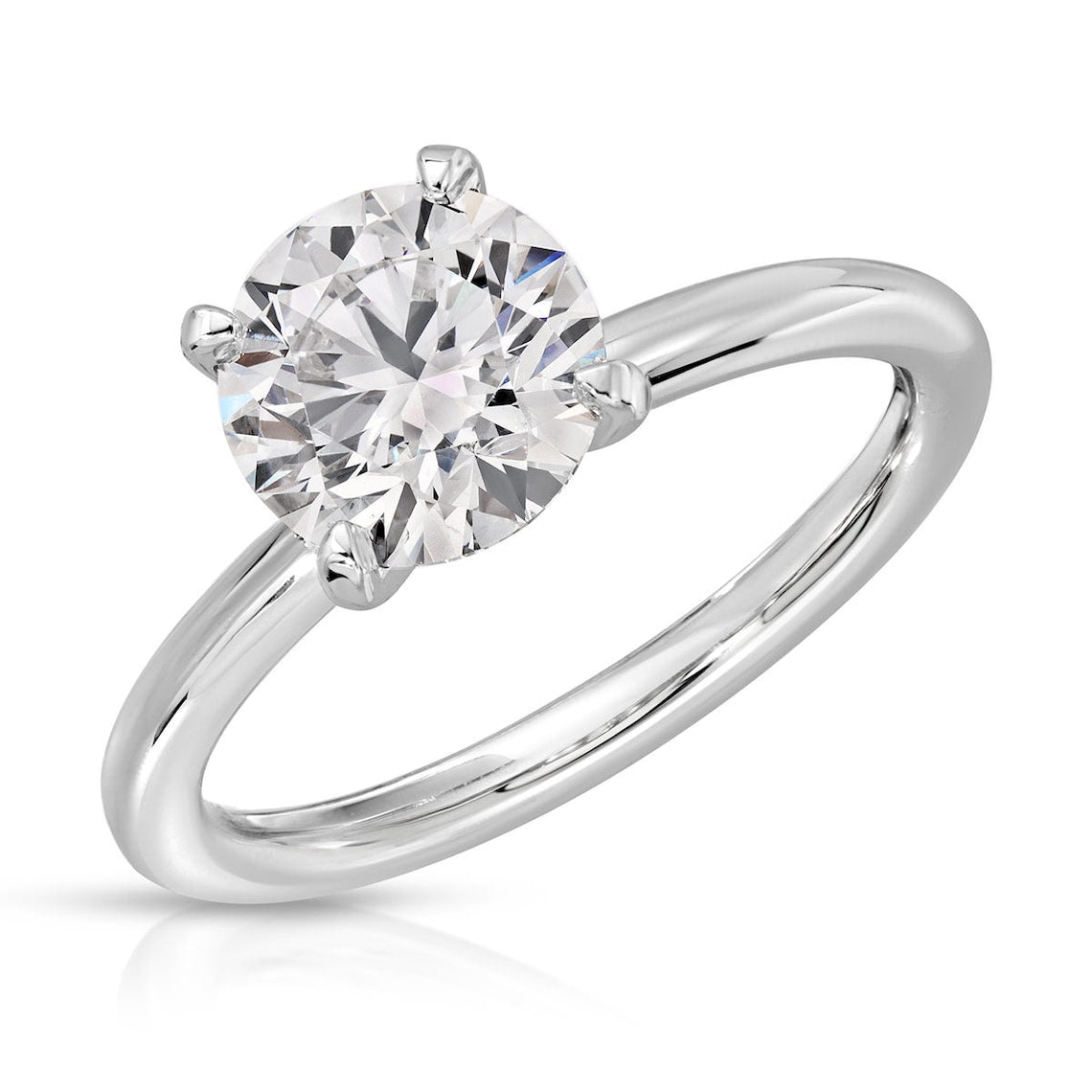 Simple solitaire ring
