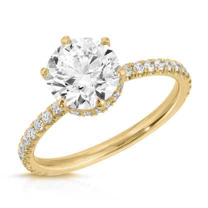 Yellow gold ring