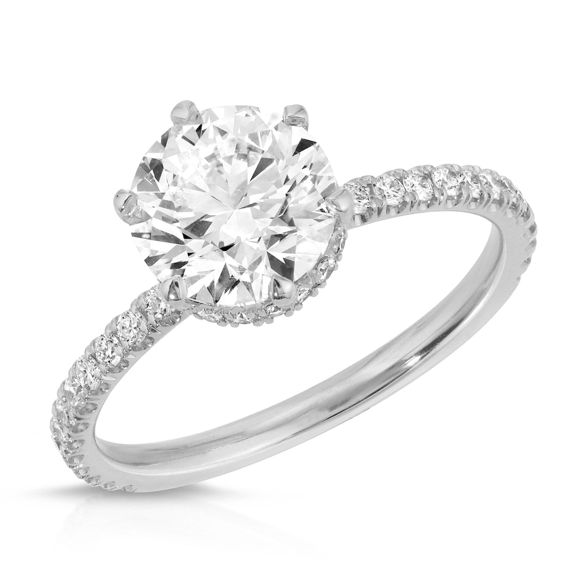 White gold ring