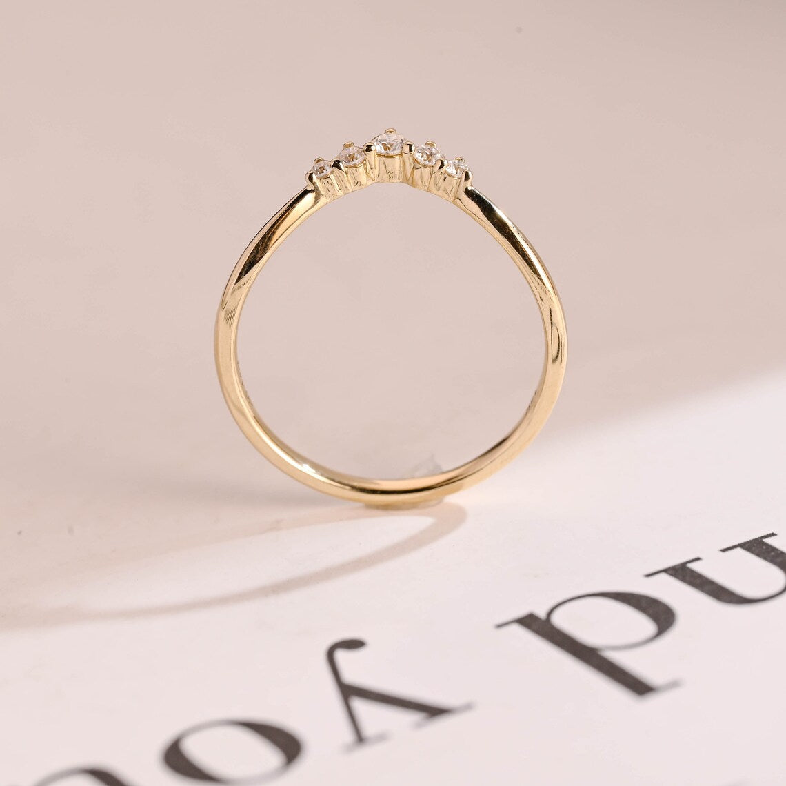 Moissanite cluster band
