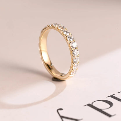 Solid gold wedding band