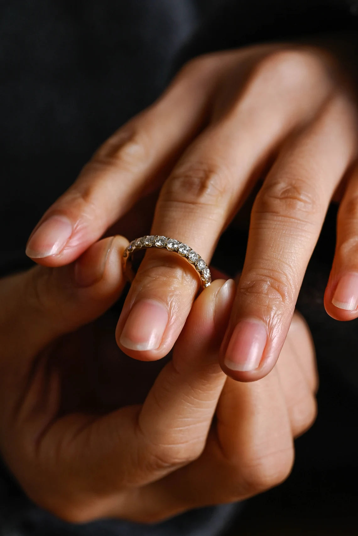 Bridal eternity band