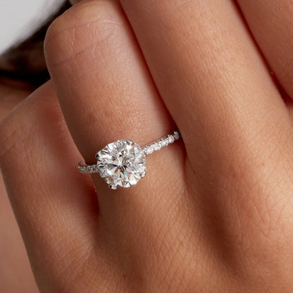 Round cut diamond ring | round cut ring | round ring