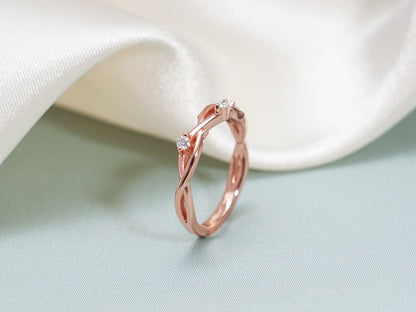 Crossover shank ring