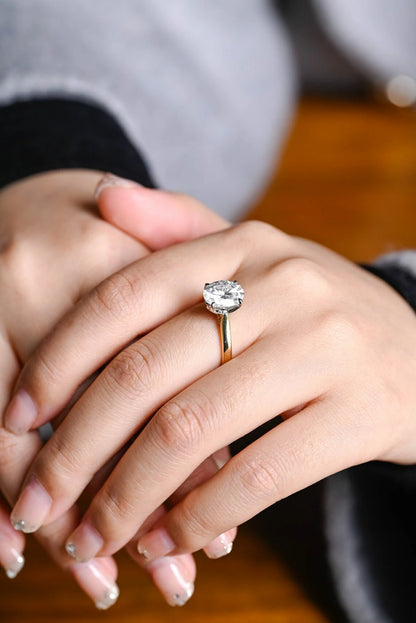 A Gift from the Heart | Promise Ring Idea | Round Moissanite Glow

