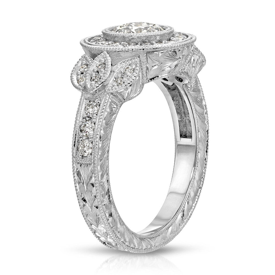 White gold ring