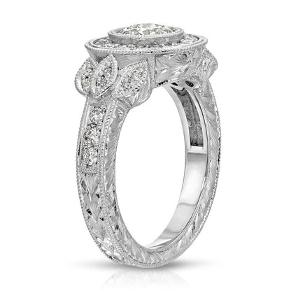White gold ring