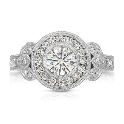 Filigree & Milgrain design ring