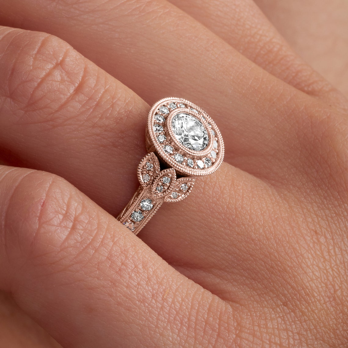 Rose gold ring