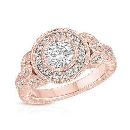 Unique vintage engagement ring