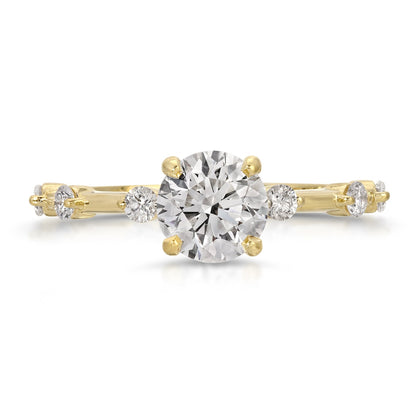 Simple gold ring