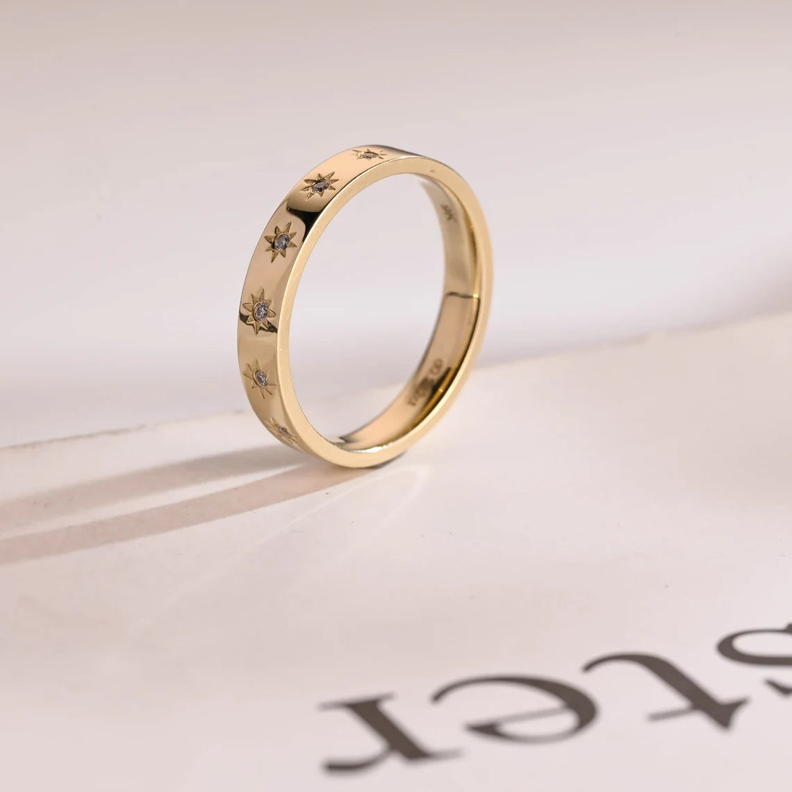 Gold wedding band