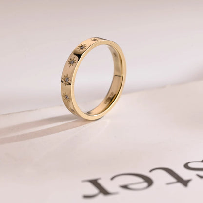 Gold wedding band