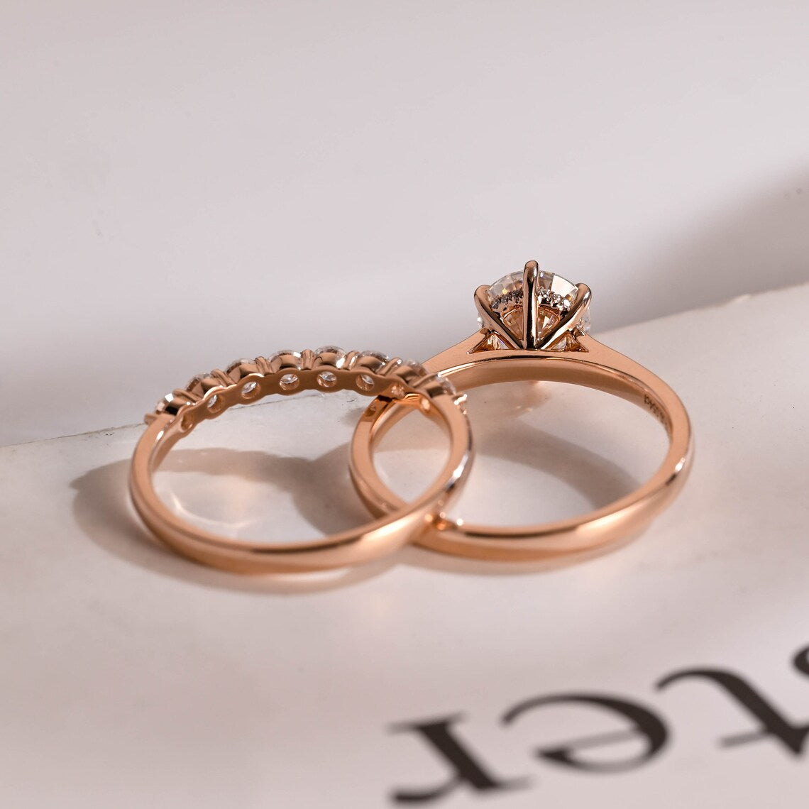 Handmade moissanite jewelry