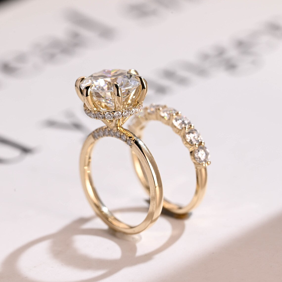 Classic engagement ring for her