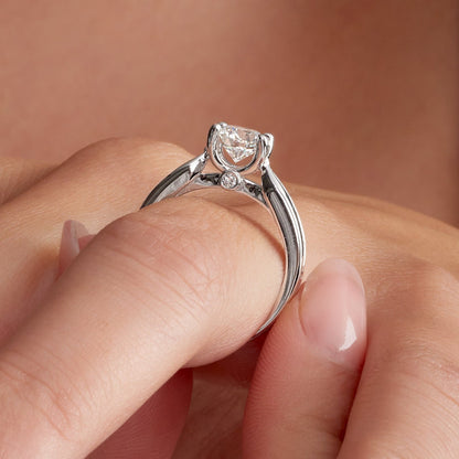 Hidden diamond ring