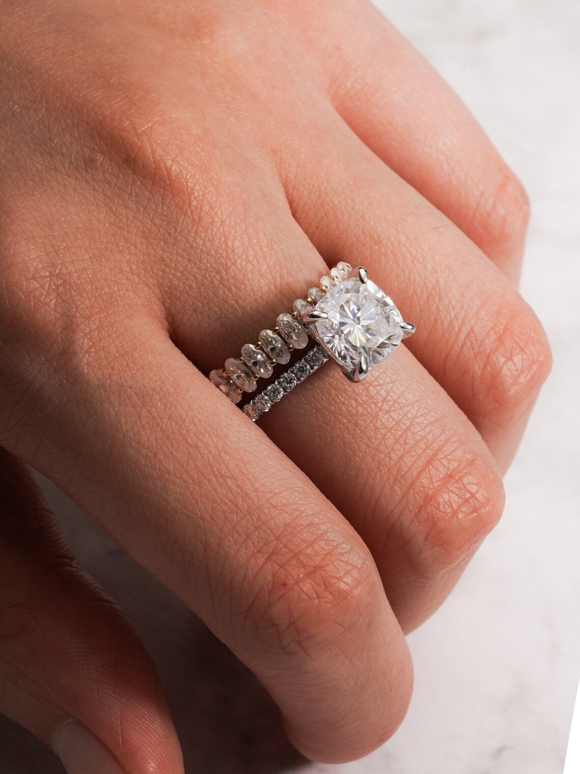 Wedding ring set for her